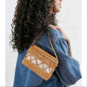 Urban Outfitters Straw Structured Bag